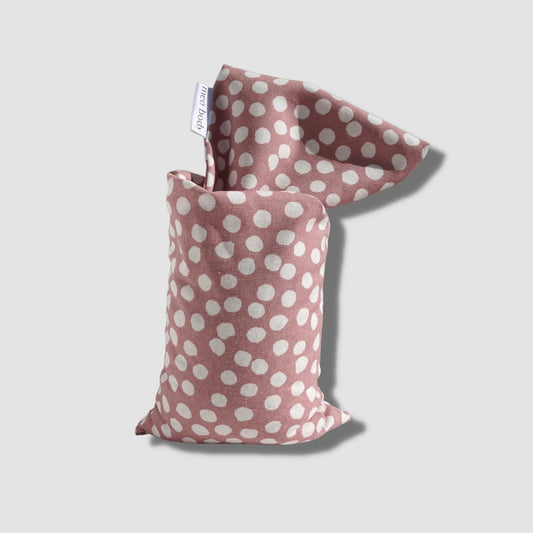 Hand Crafted Heat Pack | Pink + White | Meo Body