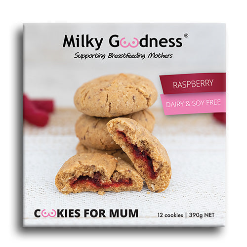 Milky Goodness® | Lactation Cookies | Raspberry | Dairy + Soy Free